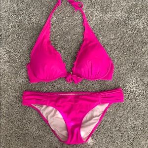 VS Ruffle Halter & matching bottoms